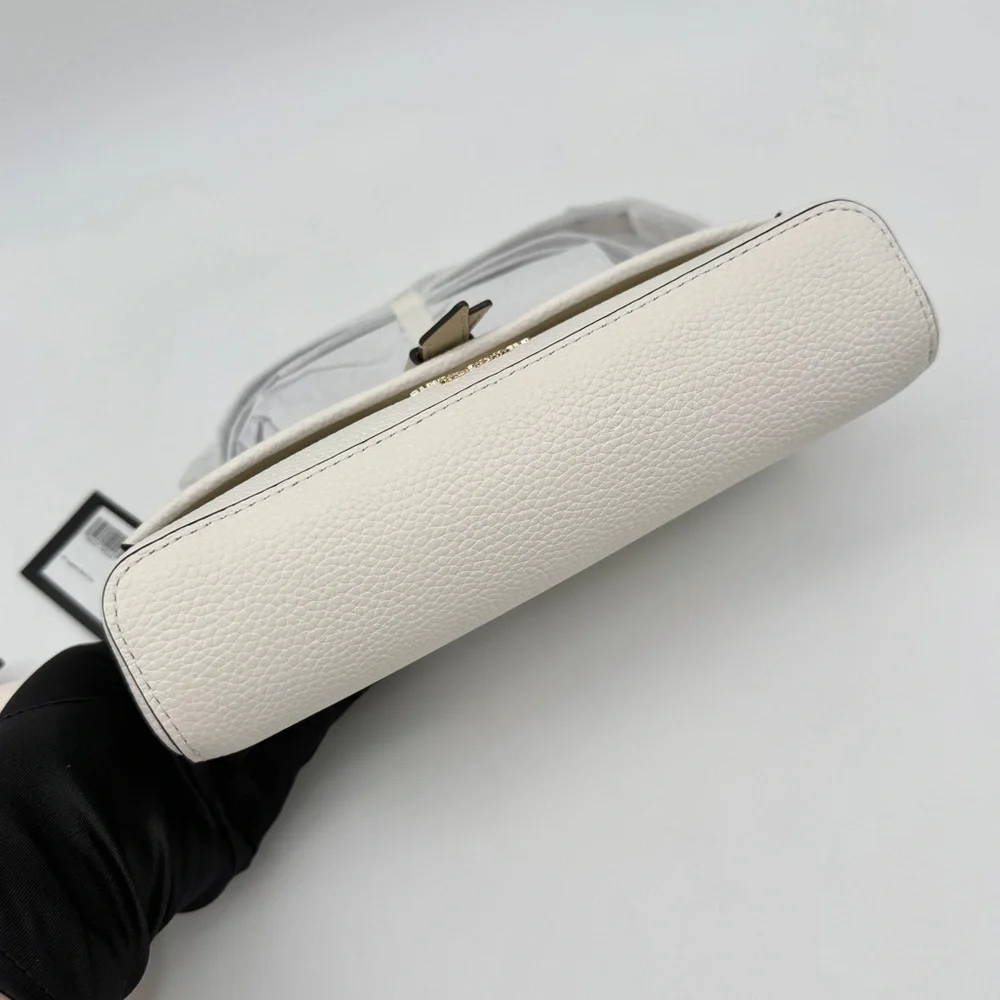 Kate Spade Knott Colorblocked Flap Chain Crossbody Light Cream Multi